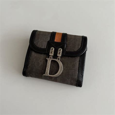 dior logo wallet|vintage dior wallet.